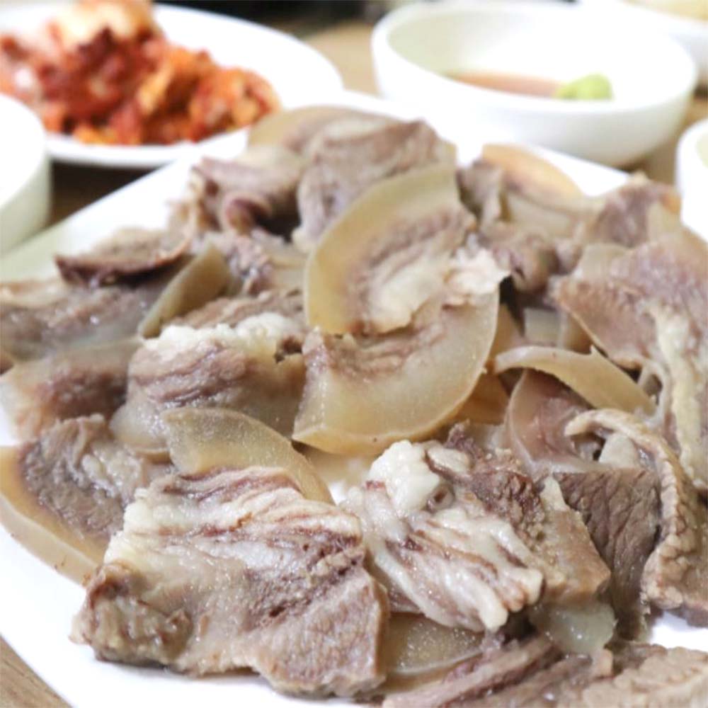 쫄깃담백 소머리 수육 300g 소고기 콜라겐 특수부위 캠핑 술안주 - 상세 이미지 2