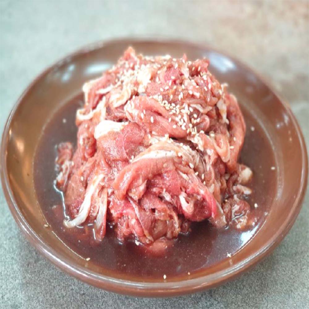 앞다리살 간장 돼지불고기 500g 수제양념 혼술 술안주 - 상세 이미지 5