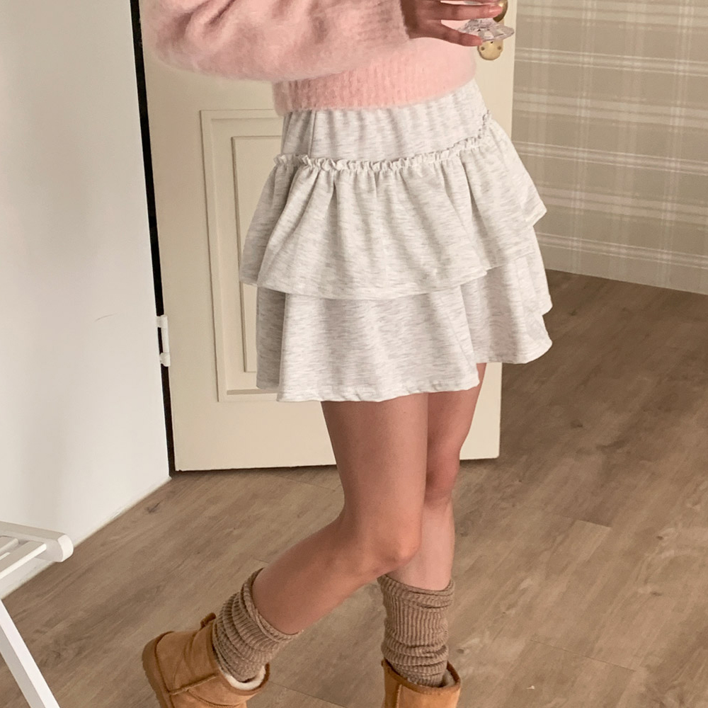 데일리즈 러플스커트 캉캉미니스커트 데일리 에이라인치마 자체제작 이미지 6