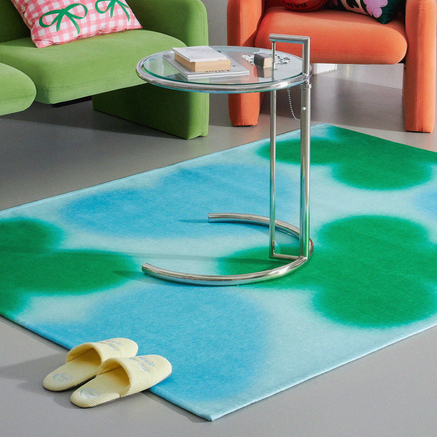 Graphic Flat Rug Mintbreeze, 200x250cm - 상세 이미지 3