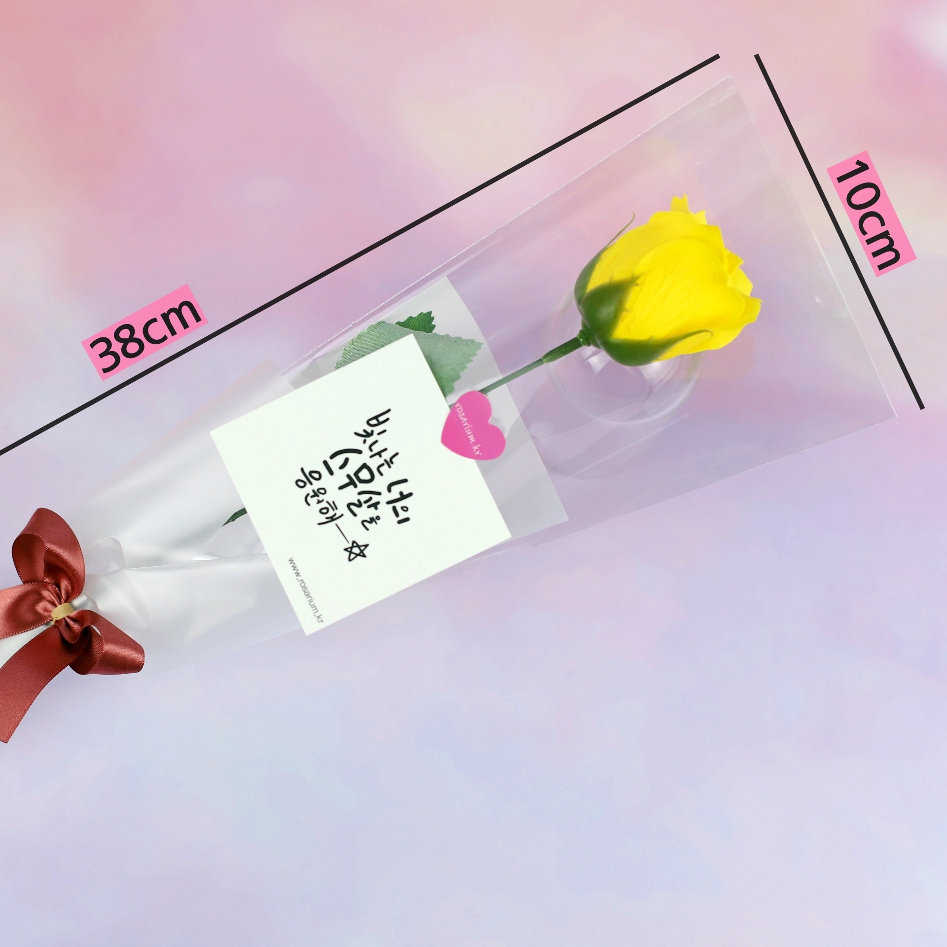 꽃 한송이 장미 꽃다발 비누꽃 졸업식 발표회 학예회 연주회 수료식 - 상세 이미지 4