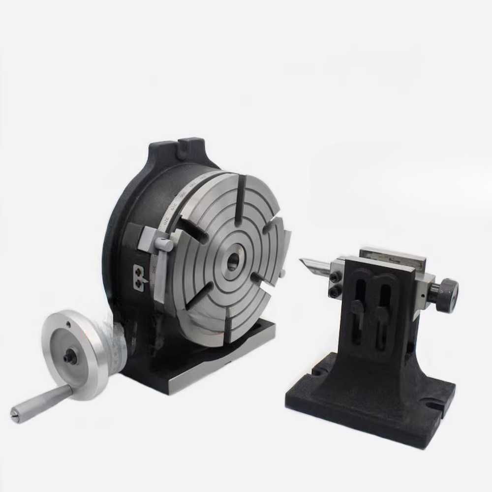 틸팅 밀링 테이블 로터리 회전 정밀 금속 절삭 공구대 4인치 플레이트 110mm - 상세 이미지 4