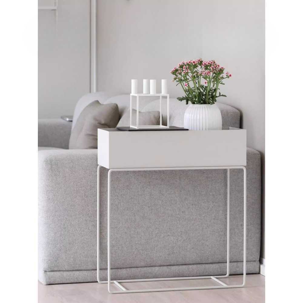 철제 파티션 사무실 플랜트박스 화분 수납 인테리어 핑크 60x25x80cm - 상품 이미지