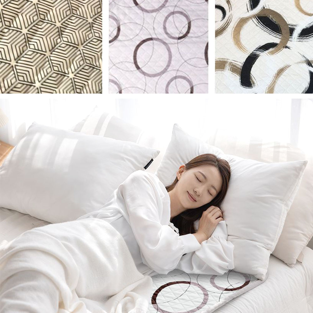 초절전 싱글 전기장판 1인매트 원적외선 랜덤