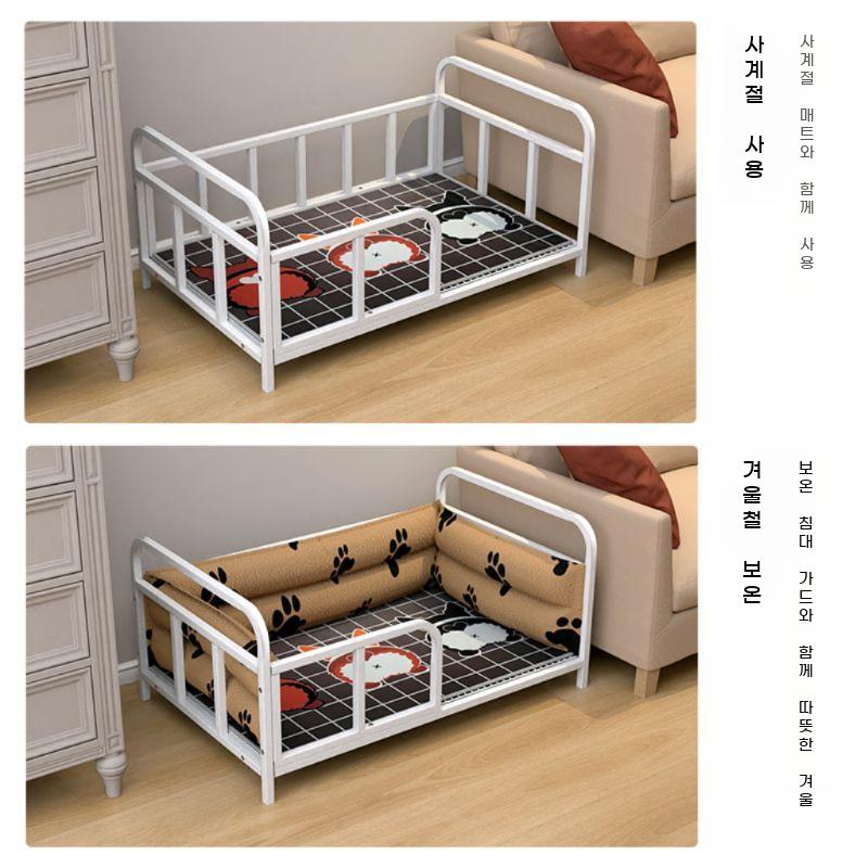 대형견 침대 강아지 반려견 하우스 중형견 고양이 철제 애견 - 상세 이미지 4
