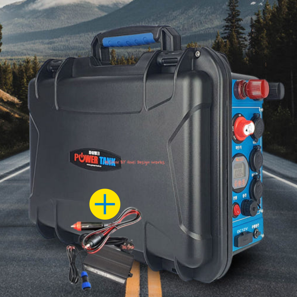 파워뱅크 파워탱크 PT-15H191B 2560Wh 12V 24V 겸용 캠핑용 국내AS - 상품 이미지