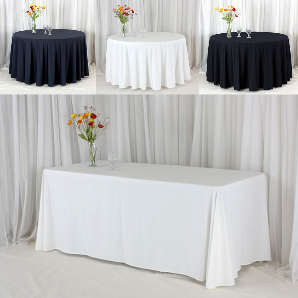 심플 테이블 식탁보 원형 직사각 파티 위생 깔개