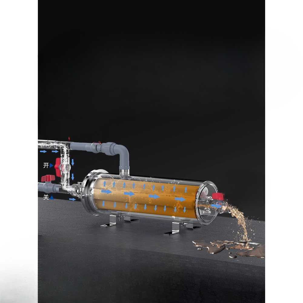 지하수 연수기 가정용 전용 경도 제거 물 연수 시스템 3중필터 3500L 6분구 25관 - 상세 이미지 4