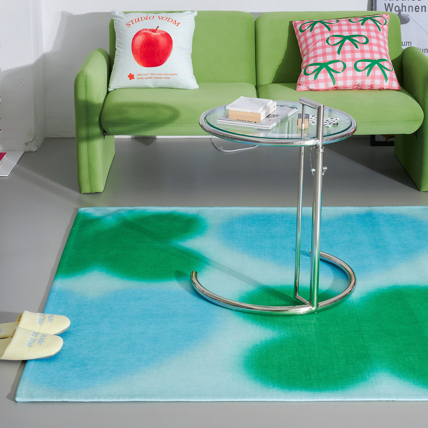 Graphic Flat Rug Mintbreeze, 200x250cm - 상세 이미지 5