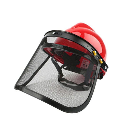 예초 작업 안전보호구 안면보호장비 헬맷형 철망 마스