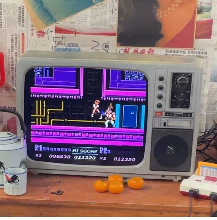 레트로 TV 카메라 매장 카페 옛날티비 텔레비전 사진 14inch USB 재생+U디스크 - 상품 이미지