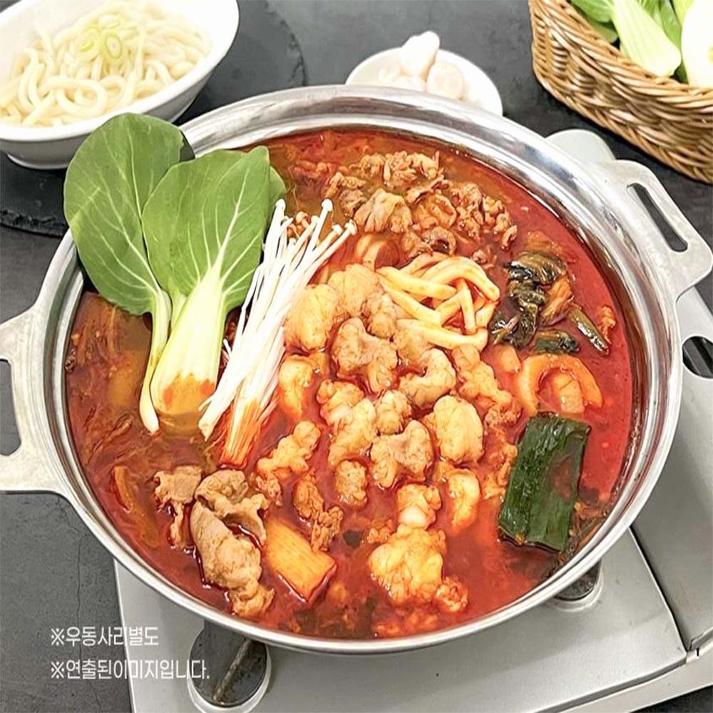 고소한 한우 대창전골 500g 우삼겹 혼술 캠핑 술안주 - 상세 이미지 2