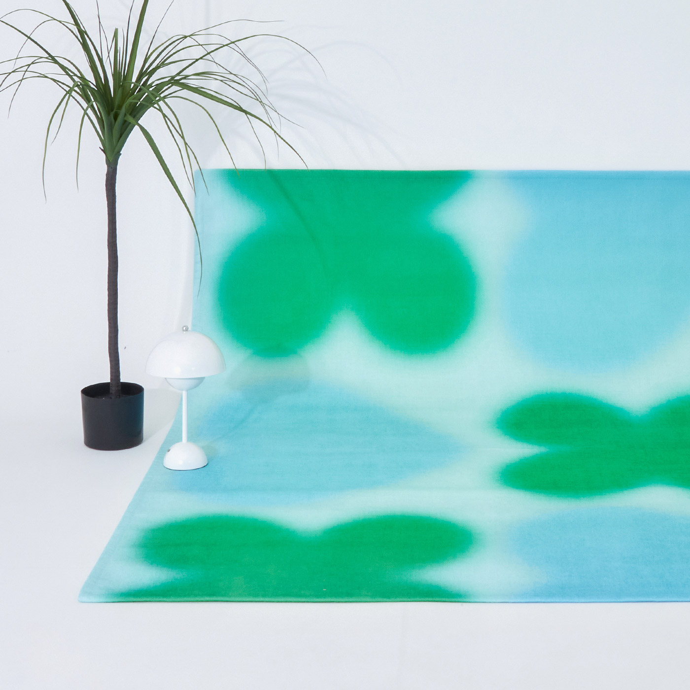 Graphic Flat Rug Mintbreeze, 100x150cm - 상품 이미지
