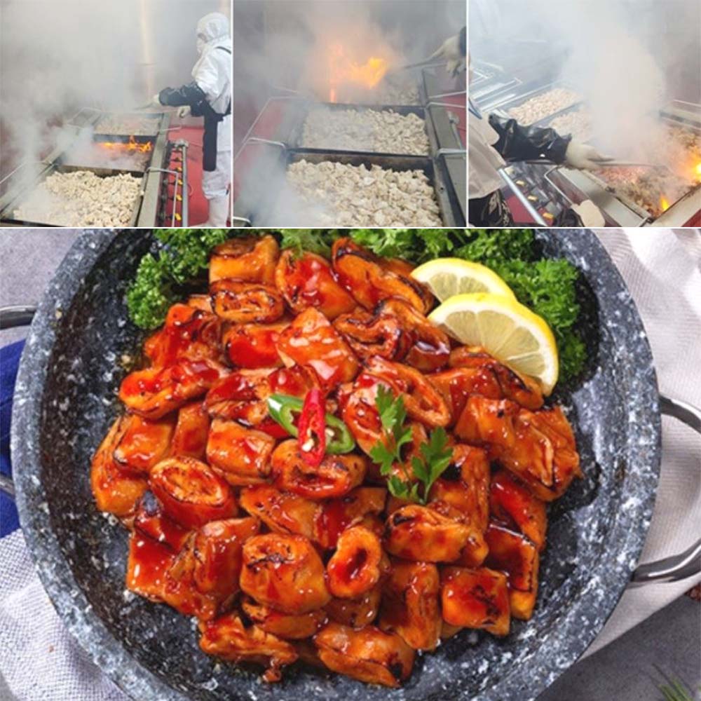 직화 냉동 돼지막창 200g 매콤한 야식 캠핑 술안주 불맛구이 - 메인 이미지