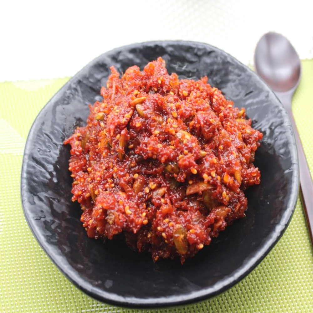 고소한 양념 씨앗젓갈 250g 청어알 오징어 저염 - 상세 이미지 3