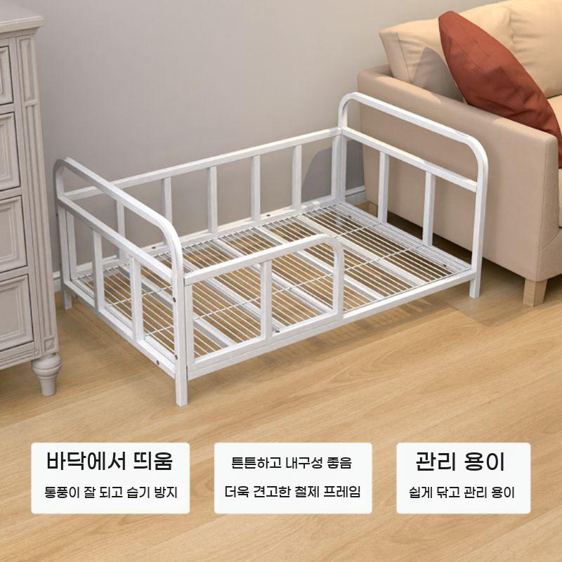강아지 철제 침대 애견 고양이 수면 대형견 쇼파 실내 - 상세 이미지 5