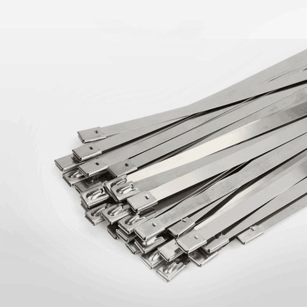 스테인레스 케이블 타이 폭 4.6mm 길이350mm50개 - 상품 이미지