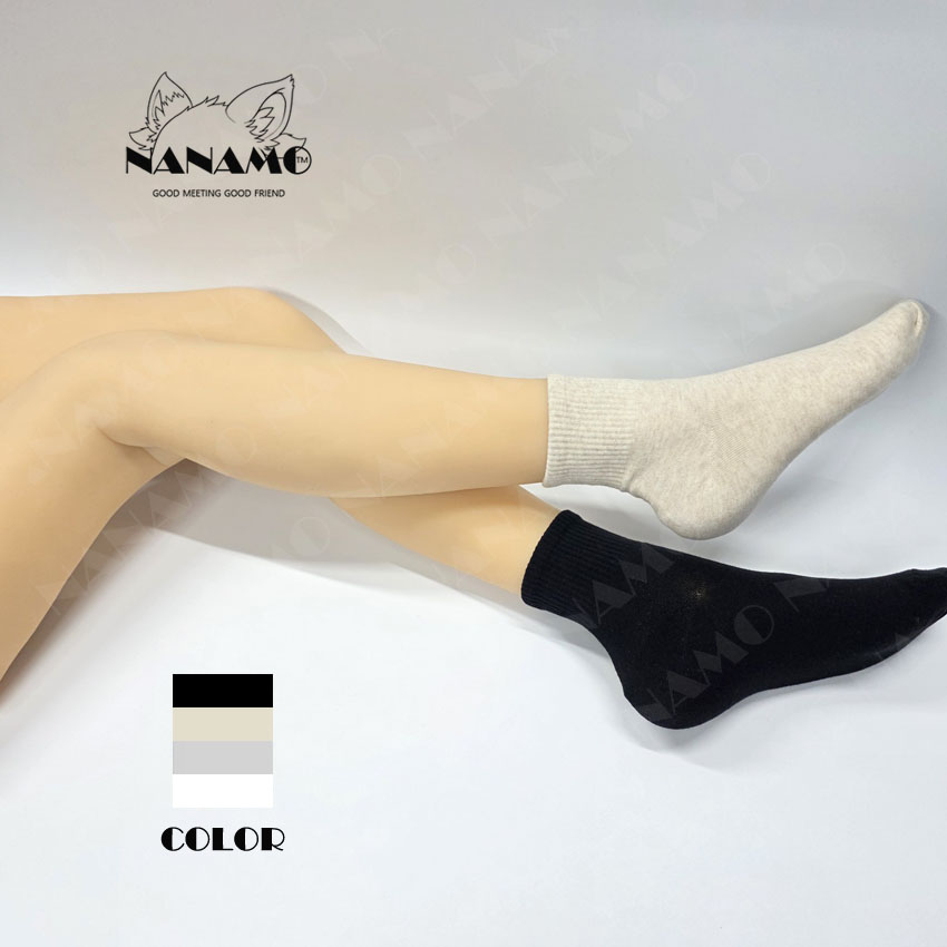 나나모 여성 5cm 카바 발목 양말 5켤레 - 메인 이미지
