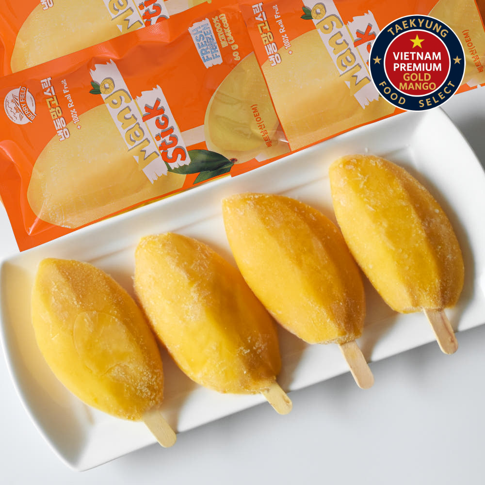 냉동 아이스 망고바 망고스틱 60g, 100개 - 메인 이미지