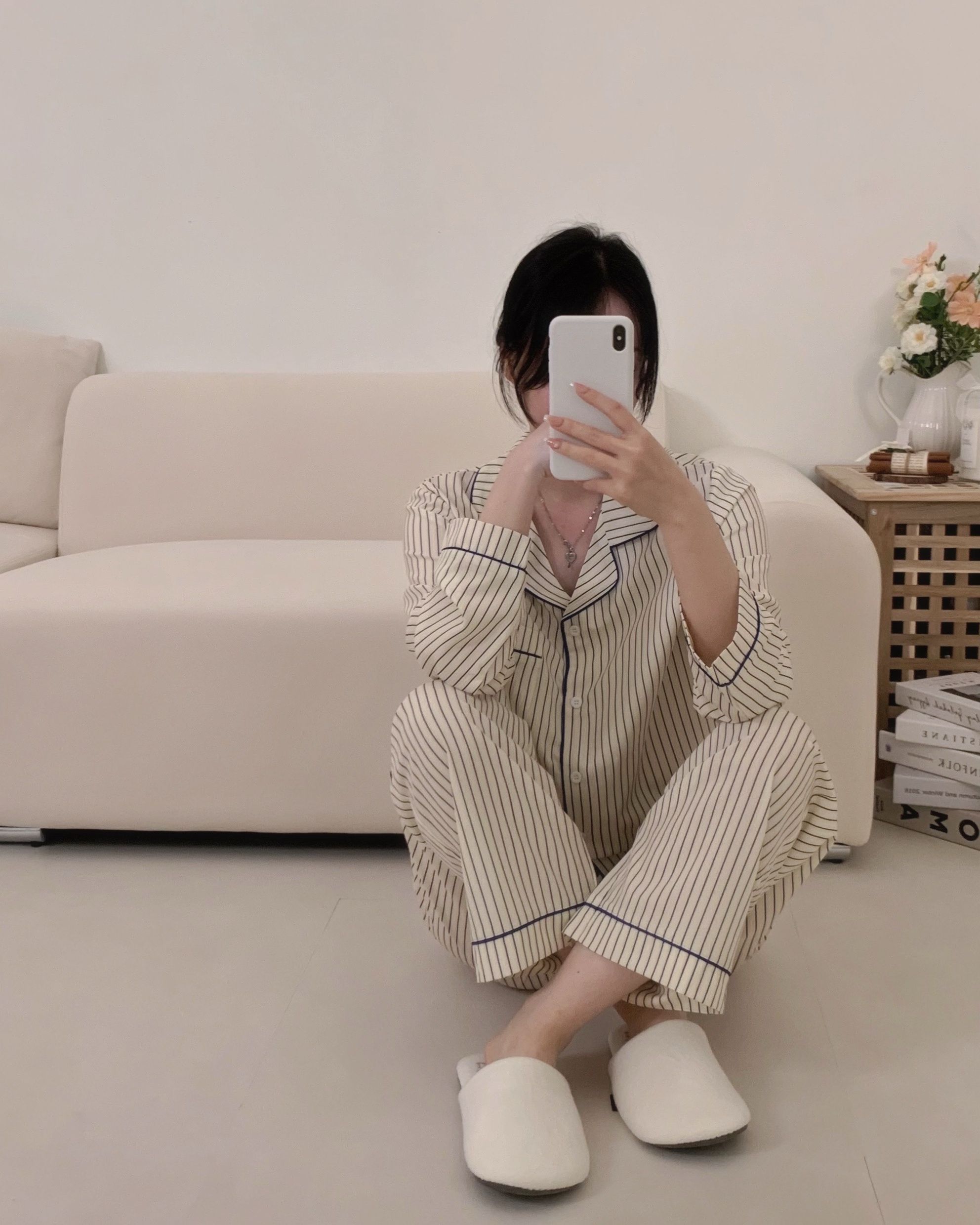 캔디팝 긴팔/반팔 세트 커플잠옷 빅사이즈 파자마 이미지 2