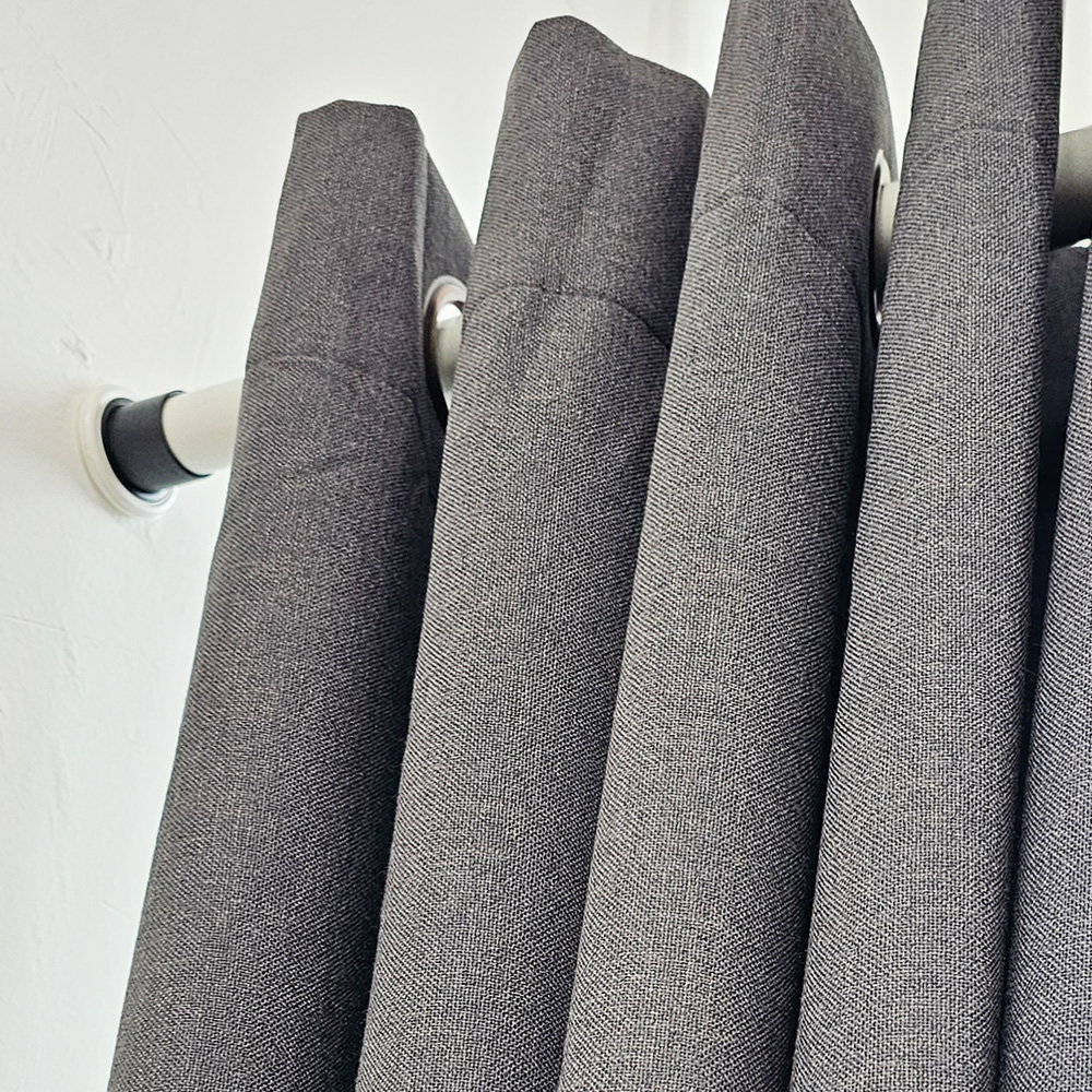 벽뚫지않는 암막커튼+힘센 압축봉 세트 다크그레이, 450x235cm(가로225cm2장)