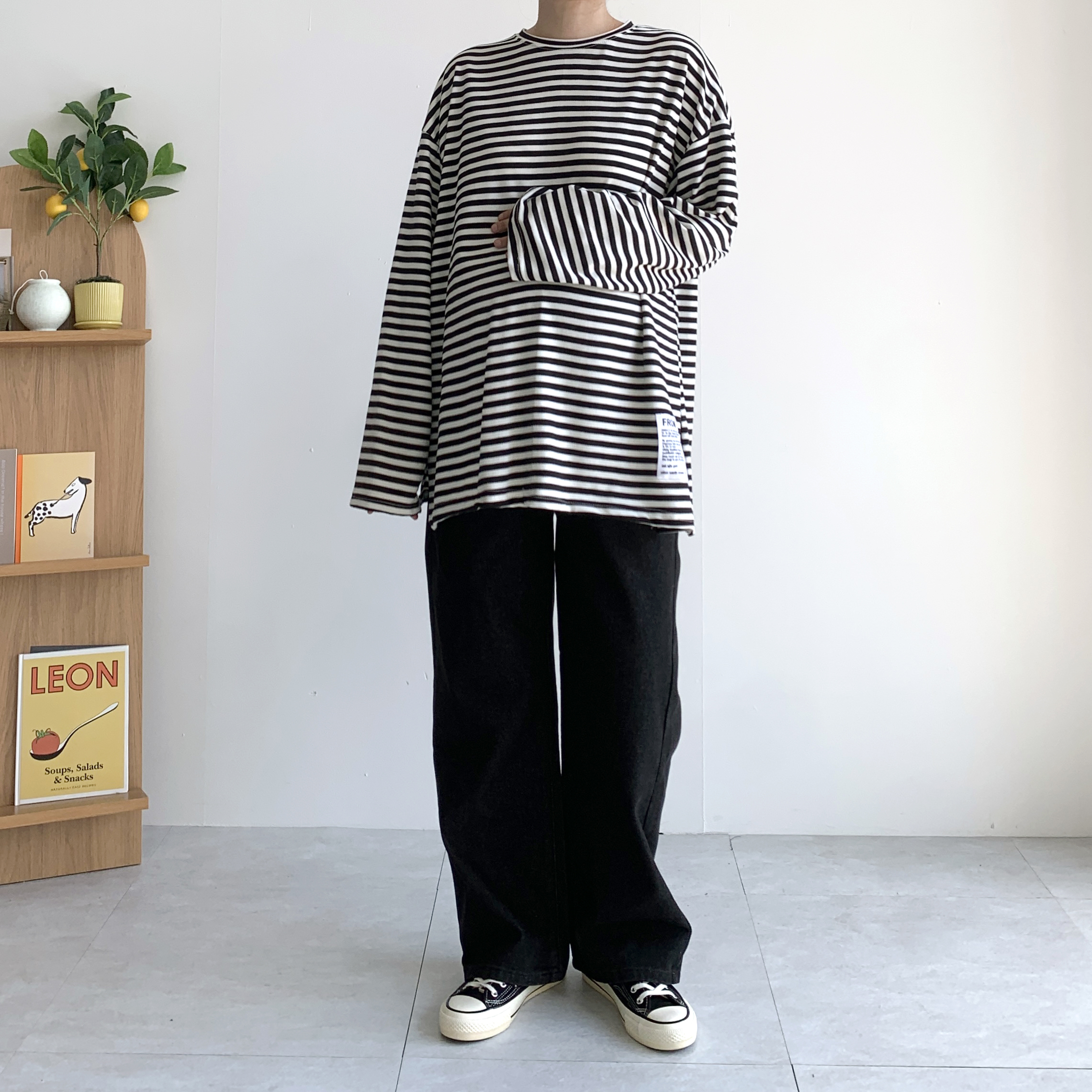 임산부청바지 임부바지 만삭데님팬츠 이미지 7