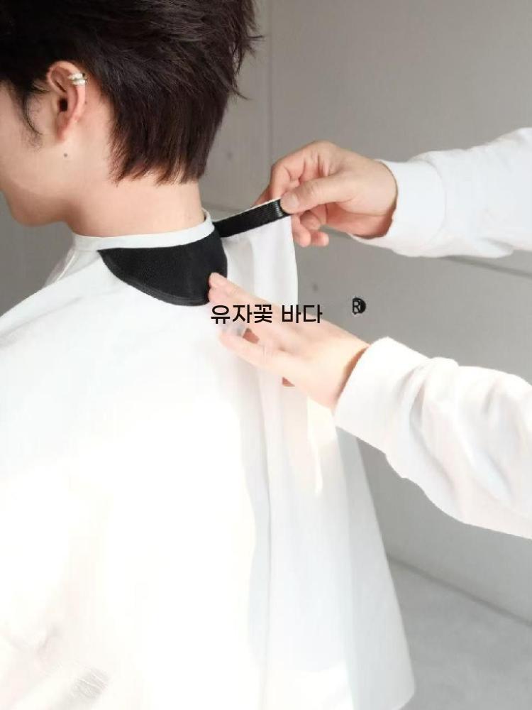 미용가운 커트보 플리츠 미용실 셀프 헤어 가운 컷트보 염색보 파마보 - 상세 이미지 5