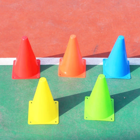 공일이오협력사 훈련용 컬러 꼬깔콘 소 체육 스포츠용품 체육대회소품 체육대회게임