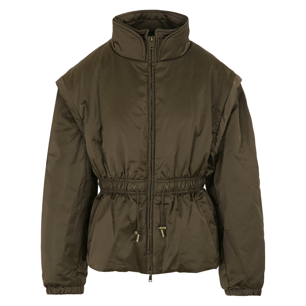 이자벨마랑 DASTYNI 드로스트링 투웨이 카키 패딩 자켓 MA0007FC C3C01E 67KI (2025 F/W) SIZE 36 - 메인 이미지