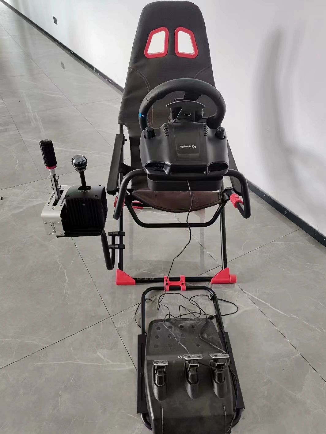 레이싱 게임 의자 스티어링 플레이시트 카본패턴 자동차 - 상품 이미지