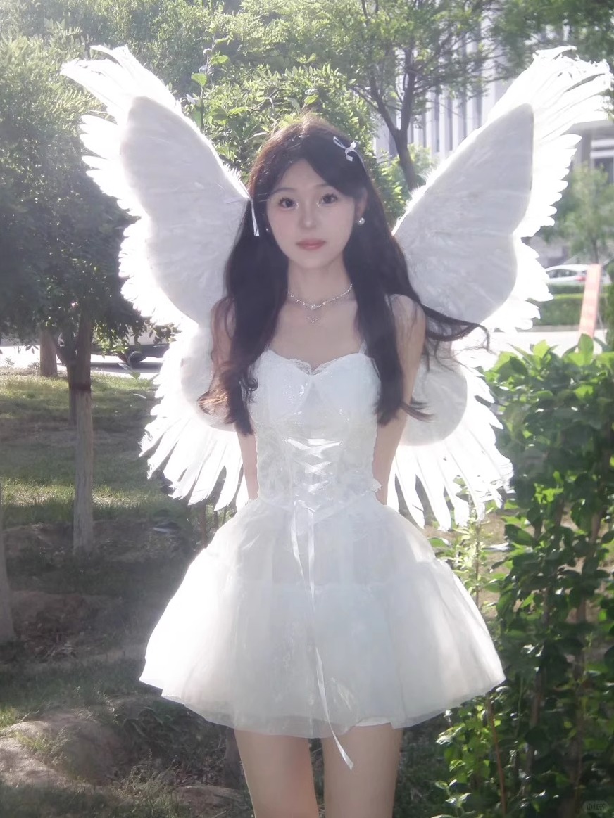 할로윈의상 코스튬 악마 코스프레 날개 천사 복장 - 상세 이미지 5