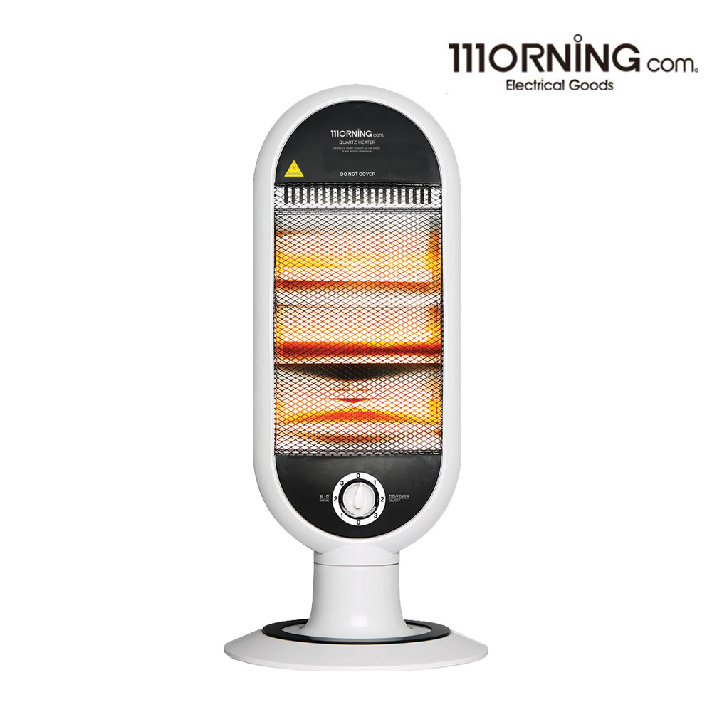 대웅 석영관 전기난로 3단 미니 소형 좌우회전 책상용 사무실용 가정용 히터