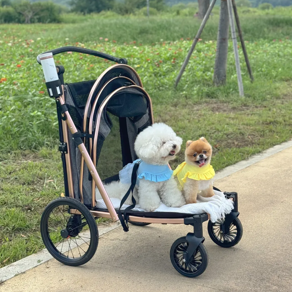 펫신져 헤비 캐리어 접이식 반려동물 유모차 대형견 개모차