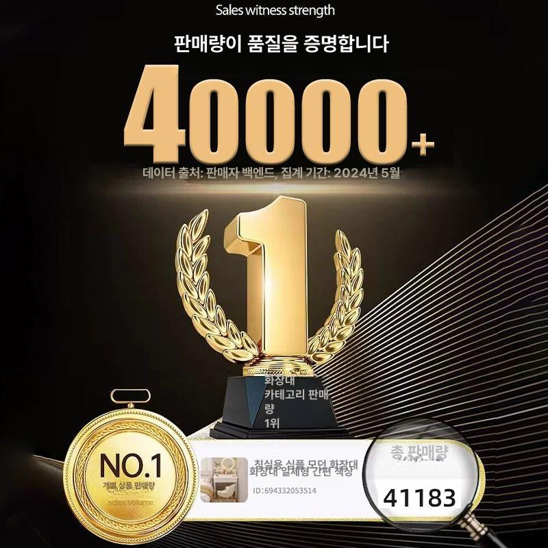 거울 미니화장대 서랍 원룸 북유럽 화장대 수납 스툴 미니 세트 - 상세 이미지 5