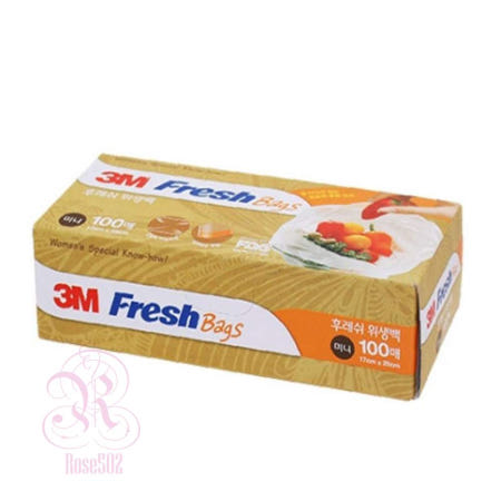 GS케미칼 로공이 3M 후레쉬백 비닐팩 미니 17x25cm 100매 후레쉬백식품팩 포장비닐봉투