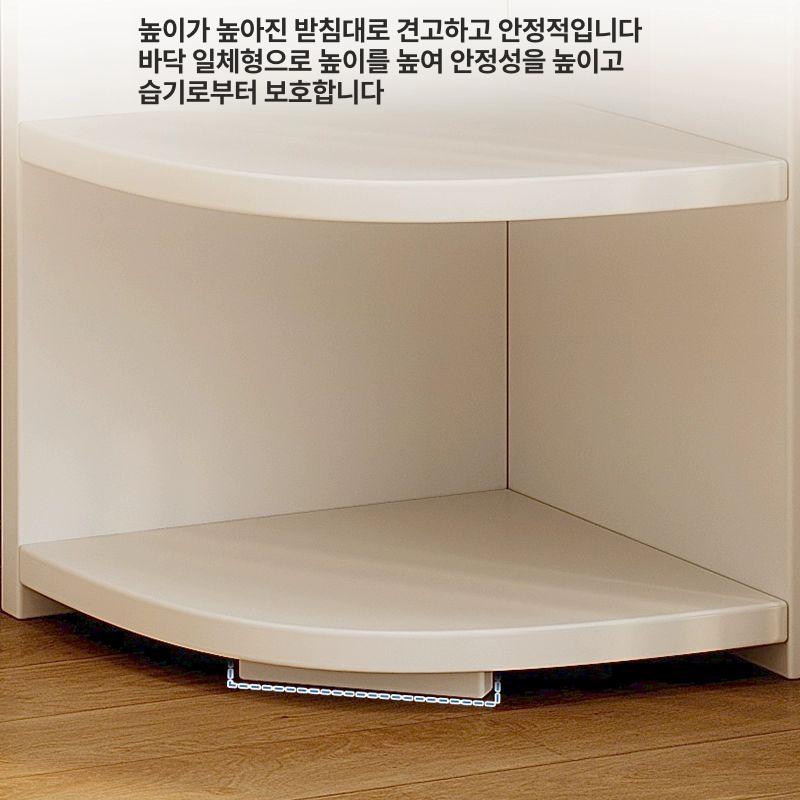코너책장 간이 틈새 인테리어책장 좁은 도서랙 만화책 - 상세 이미지 4