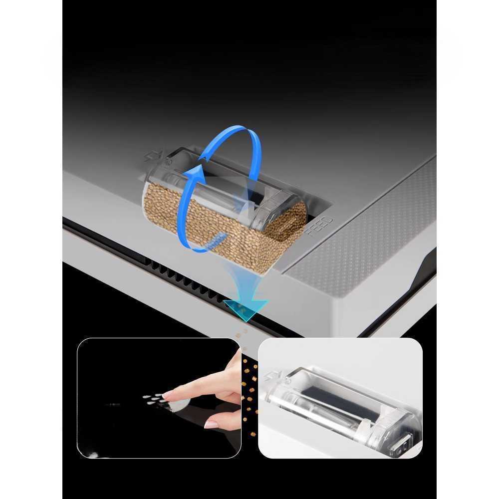 간편 관리 무환수 어항 스마트 자동 여과 열대어 화이트 380x240x300mm - 상세 이미지 3