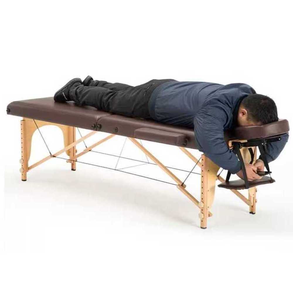 마사지 침대 접이식 폴딩 휴대용 안마 베드 스파용 블랙 70cm 침대+침구+백팩 - 상세 이미지 2