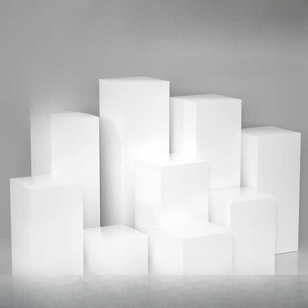 사각 기둥 전시대 매장 인테리어 상품 디스플레이 40x40x80 0x0cm - 상세 이미지 2