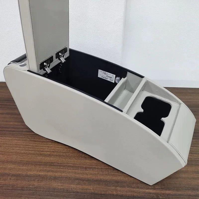차량용 2열 콘솔박스 팔걸이 수납함 트레이 그레이 클래식 폭 19cm - 상세 이미지 3