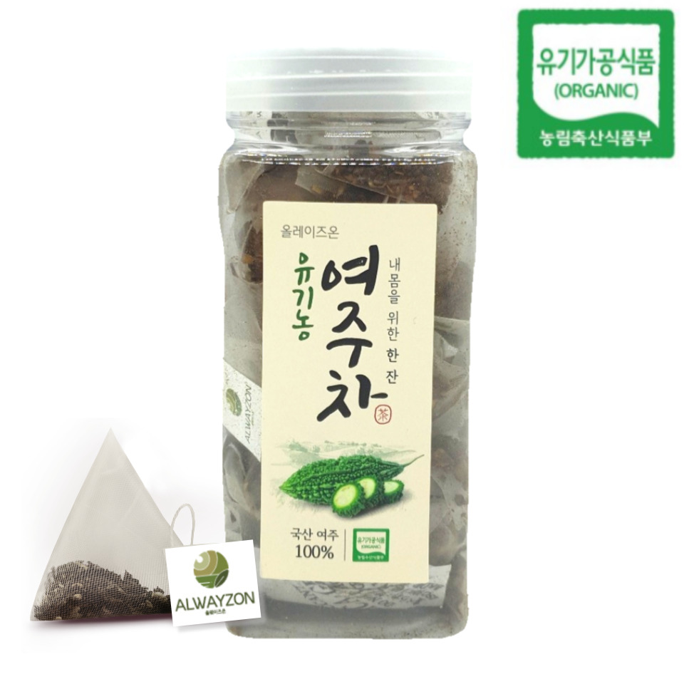 올웨이즈온티 유기농 덖음 여주차 티백 국내산 전라북도 정읍 - 상품 이미지