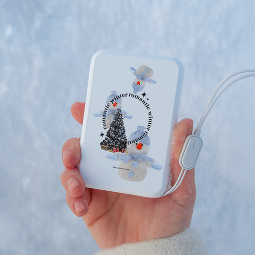 맥세이프 보조배터리 10000mAh 스트랩 케이블 메탈플레이트링 - 상세 이미지 3