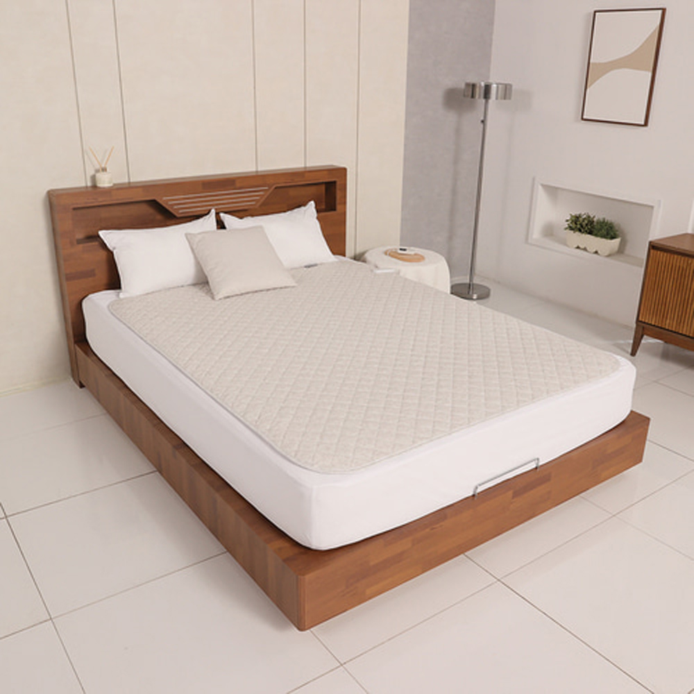 일월 애쉬 아이보리 카본 탄소매트 전기매트 온열매트 전기장판