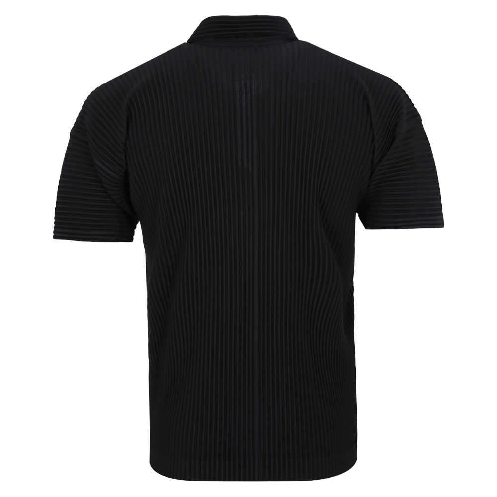이세이미야케 옴므 플리세 플리츠 폴로 블랙 반팔티 HP58JM530 15 (2025 F/W) SIZE 4 - 상세 이미지 2
