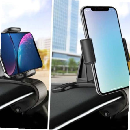 휴대폰차량용거치대 차량 계기판 데시보드 부착 휴대폰 거치대 집게형