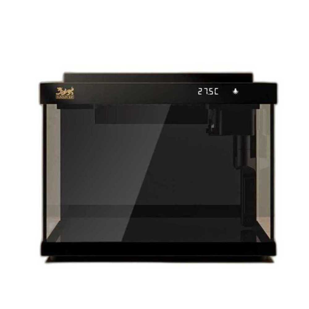 스마트 무환수 어항 자동 여과 수족관 물갈이 없는 300x200x276mm + 블랙 - 상품 이미지