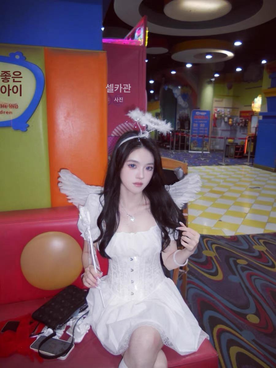 할로윈의상 코스튬 악마 코스프레 날개 천사 복장 - 상세 이미지 3