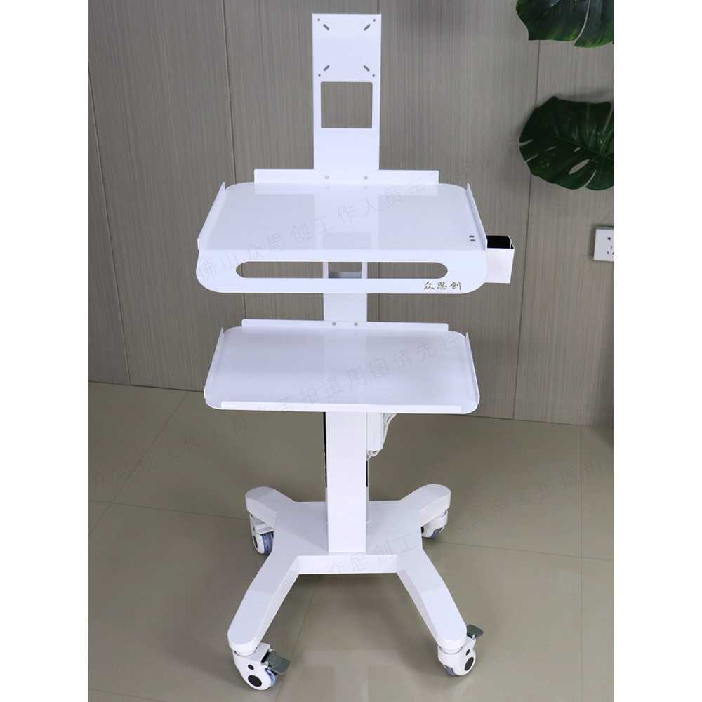 치과 트롤리 이동식 서랍 수납 진료용 카트 병원 장비 3단 지지대 트롤리 - 상세 이미지 4