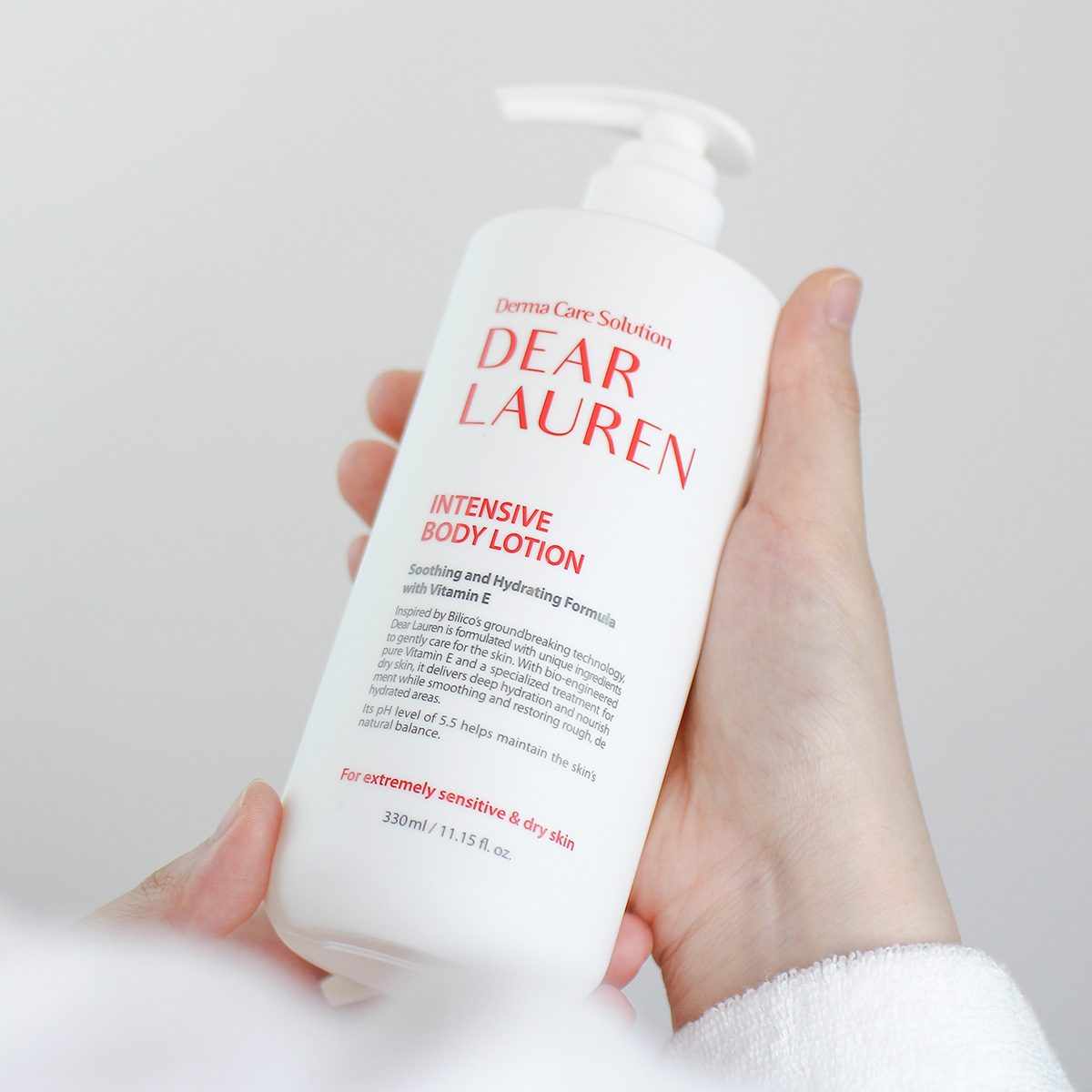 디어로렌 인텐시브 바디로션 약산성 저자극 건조 보습 온가족 시어버터 330ml, 1개 - 상세 이미지 2