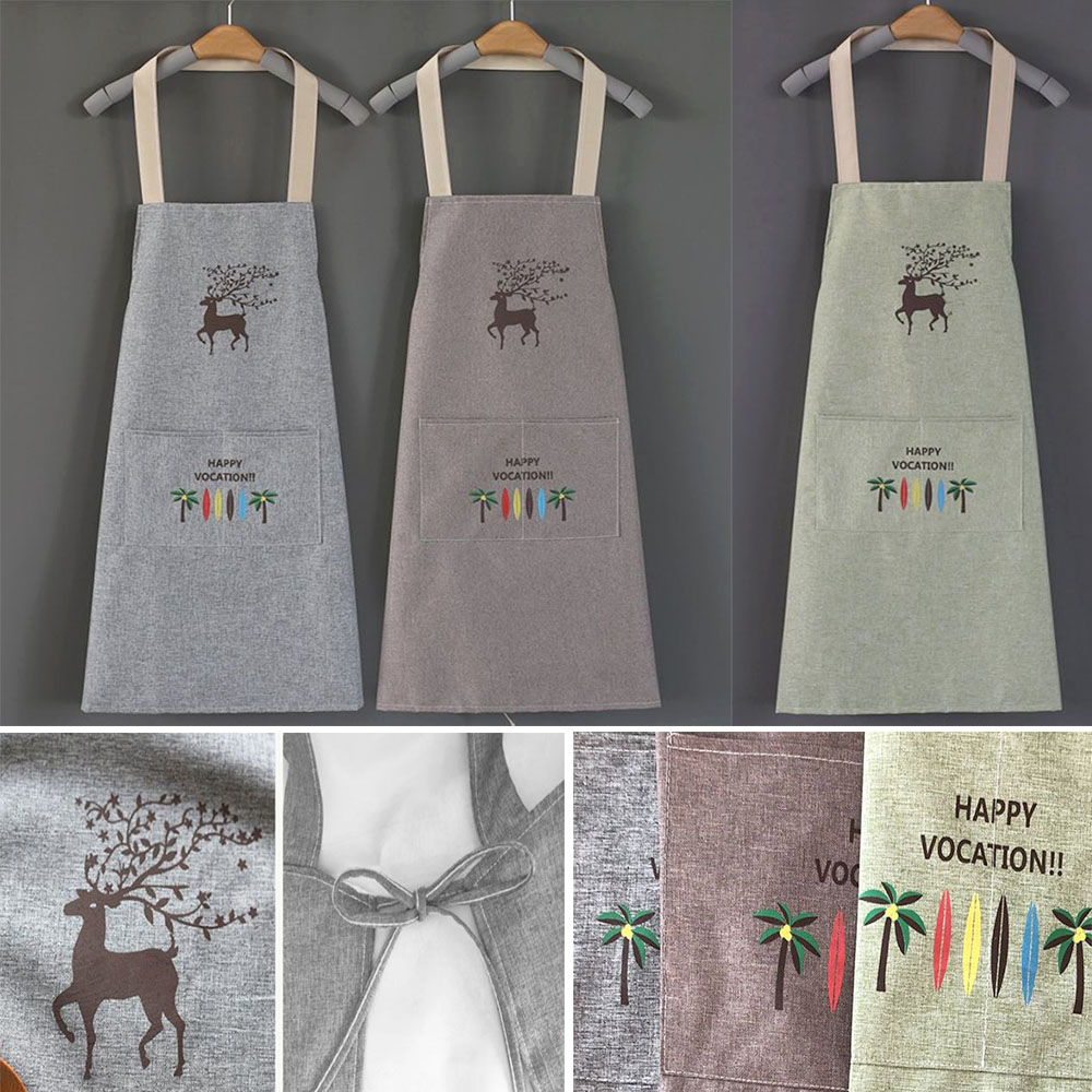 방수 공방 앞치마 카페 어린이집 선생님 포켓 커버